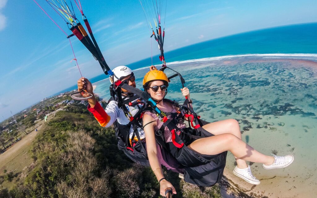 Tandem Paragliding Bali
